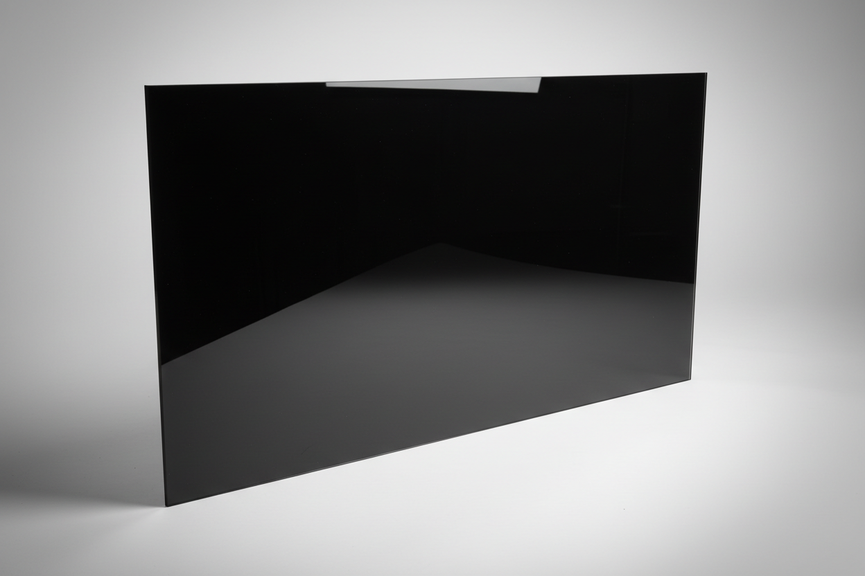 18"x24" black acrylic