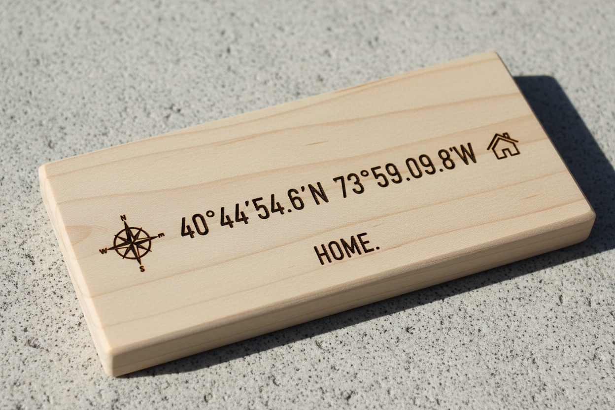 House Coordinates Sign