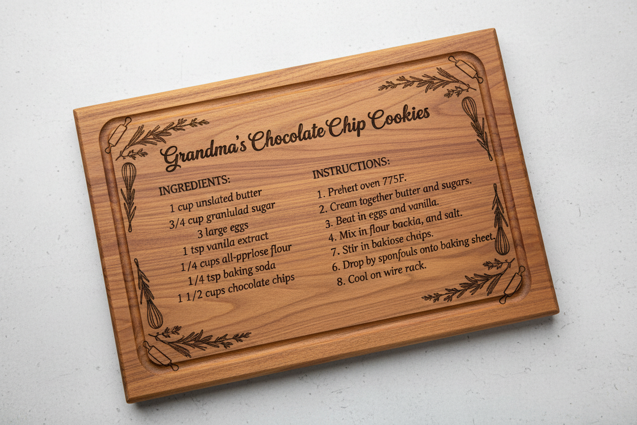 Recipe Cutting Board