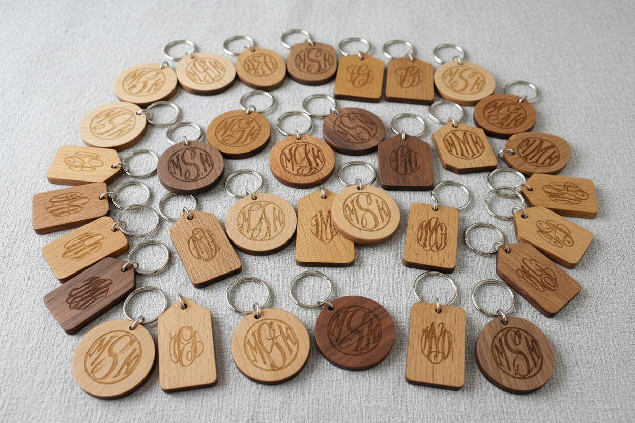Monogram Keychains (bulk)