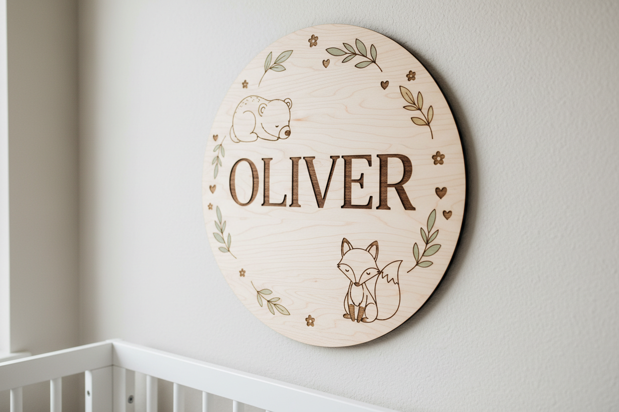 Nursery Name Sign