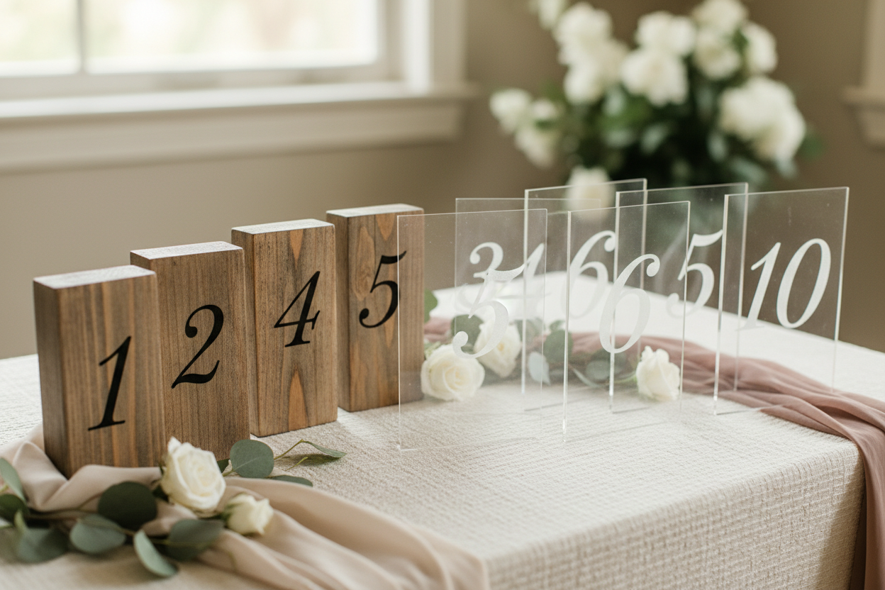 Table Numbers (set of 10)