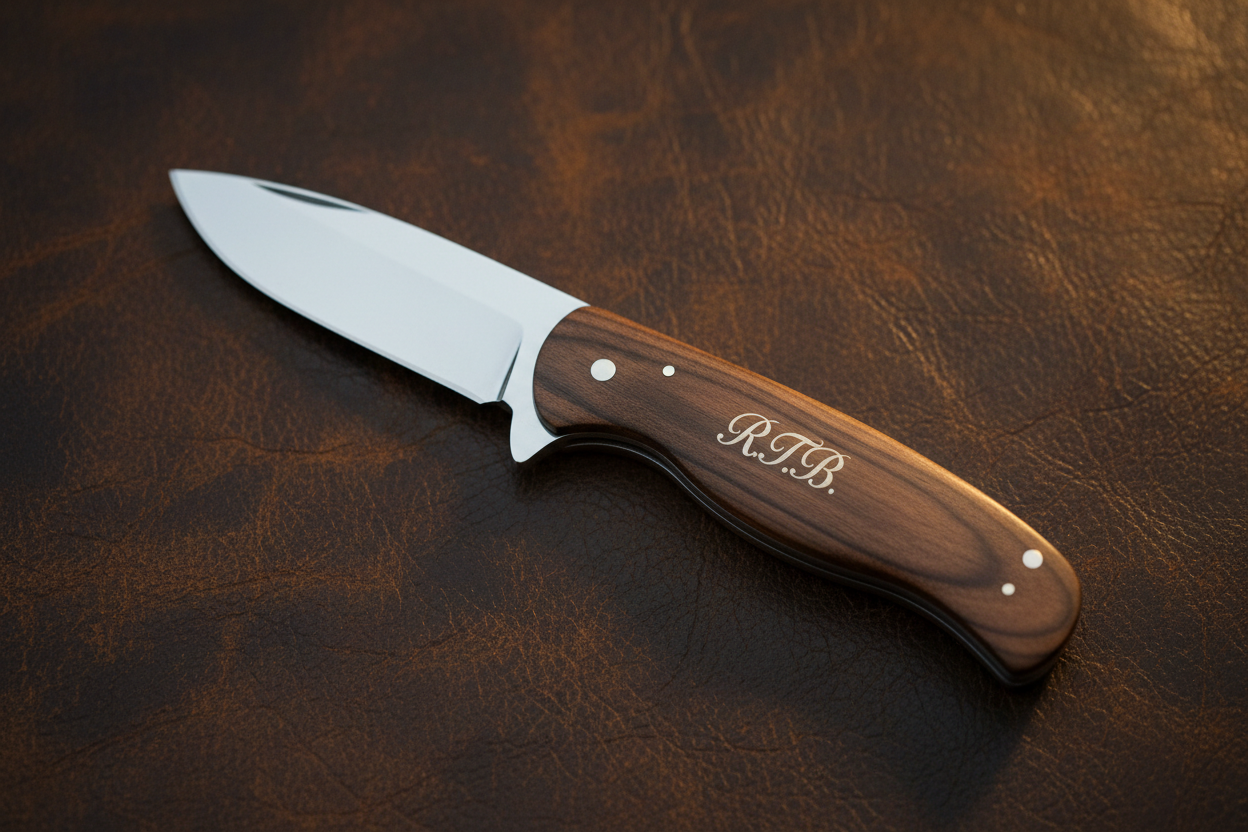 Groomsmen Knife Handle Engrave