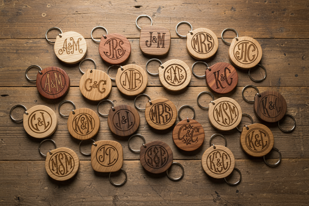 Monogram Keychains (bulk)