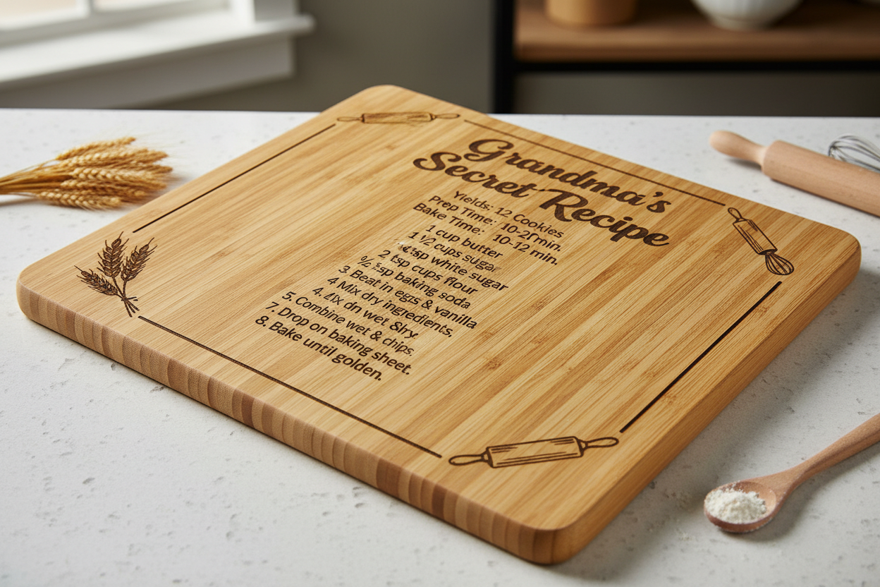 Recipe Cutting Board